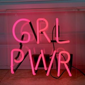 Indigo Pink Neon Sign